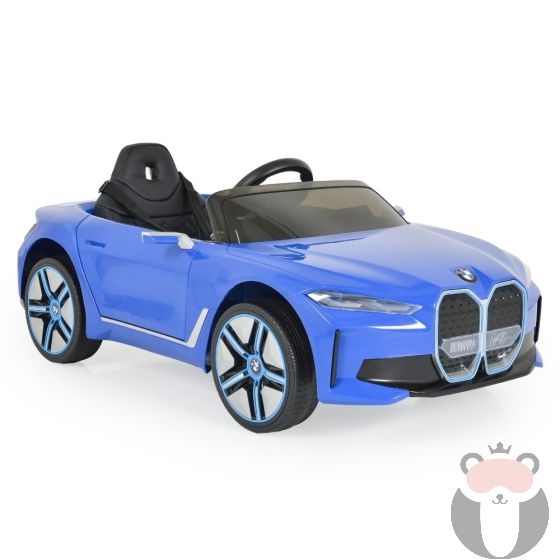 Акумулаторна кола BMW i4, синя