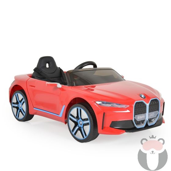 Акумулаторна кола BMW i4, червена