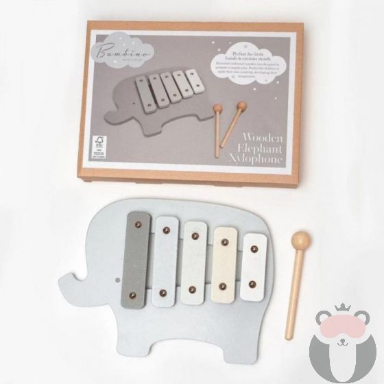 Widdop & Co Bambino Дървена играчка Ксилофон - Elephant