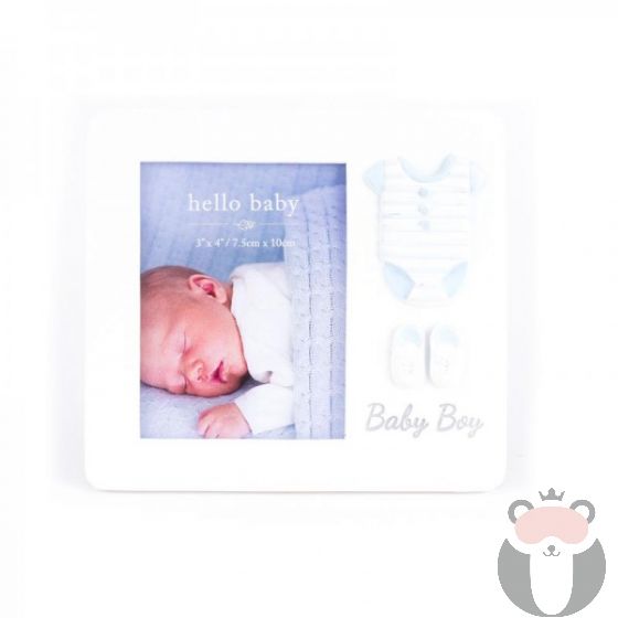 Widdop & Co Hello Baby Рамка за снимка с декорация - Baby Boy