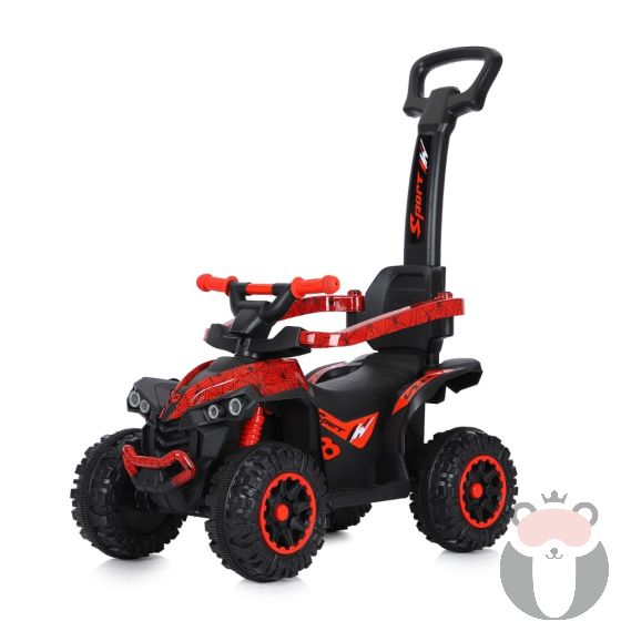 Chipolino Количка за яздене с дръжка "ATV" , спайдър