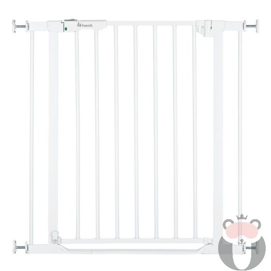 Hauck Предпазна преграда за бебе Clear Step Autoclose 2, White