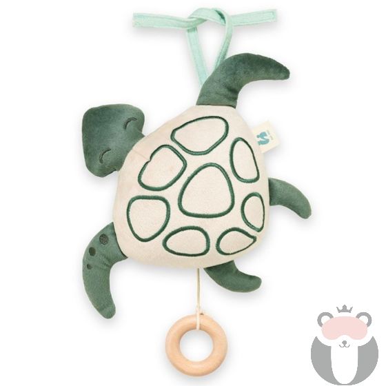 Hauck Плюшена музикална играчка Cuddle N Sleep, Turtle