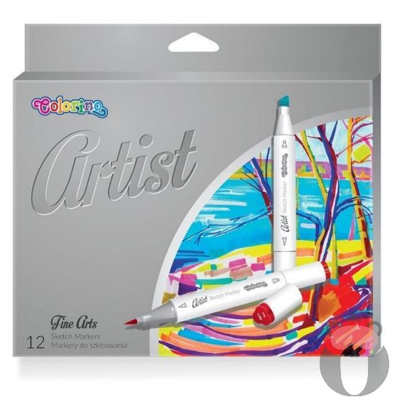  Colorino Artist Sketch маркери за рисуване 12 цвята
