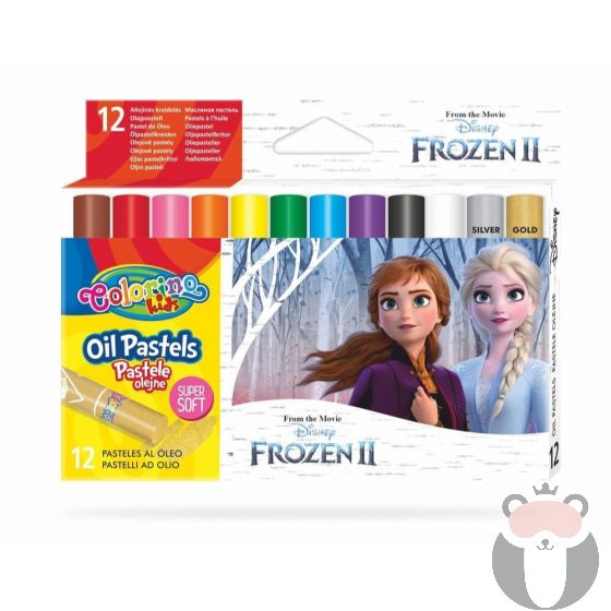 Colorino Маслени пастели Frozen 12 цвята 