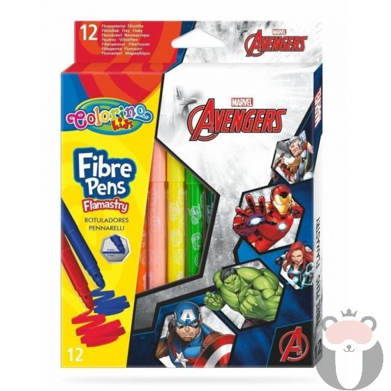 Colorino Флумастери The Avengers 12 цвята Disney