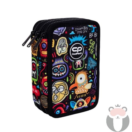 Coolpack Ученически несесер с пособия JUMPER 3 - Scary stickers