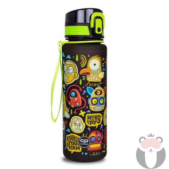 Coolpack Бутилка за вода Brisk 600ml - Scary stickers