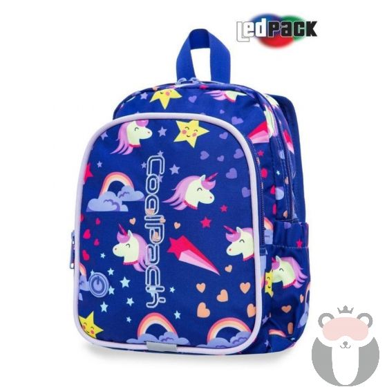  COOLPACK Светеща раница за детска градина LED Unicorns Bobby