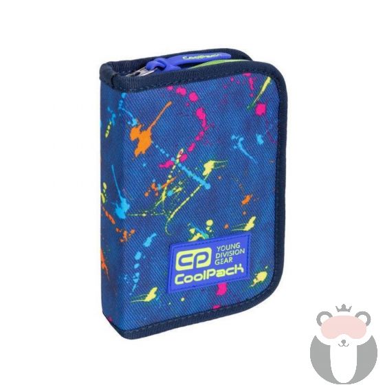 COOLPACK Ученически несесер с един цип CLIPPER - SPLASH