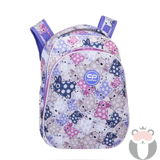 Coolpack Ученическа раница Turtle - White Bunny