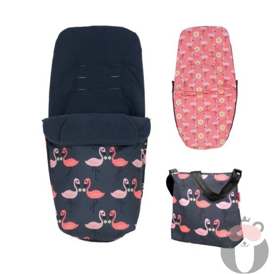 Комплект чувалче за крака и чанта Cosatto CT5220A PRETTY FLAMINGO