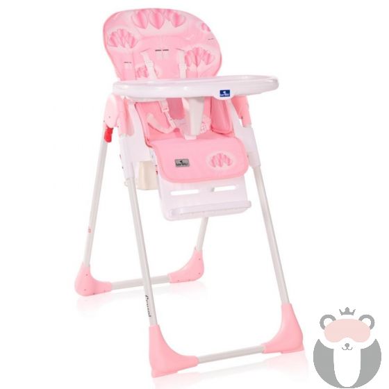 Lorelli Детски стол за хранене Cryspi, Pink Hearts