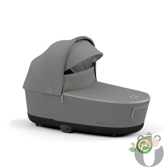 Cybex Кош за новородено Cybex Priam 4 /e-PRIAM Lux Eco, Pearl Grey
