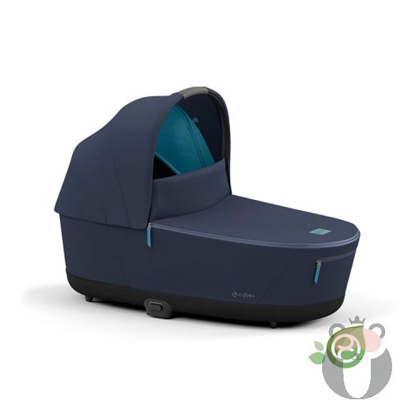 Cybex Кош за новородено Cybex Priam 4 e-PRIAM Lux Eco, Dark Navy