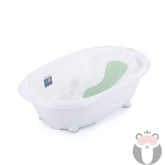 Chipolino Бебешка анатомична вана за къпане, "Delta" 93,5см - минт