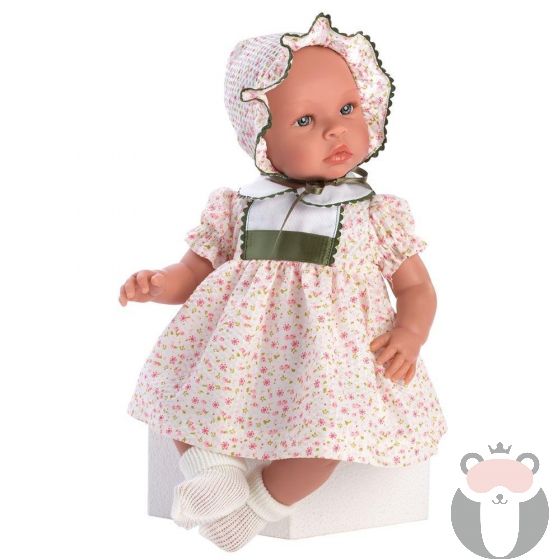 Кукла бебе Лея с рокля на цветя, Asi dolls