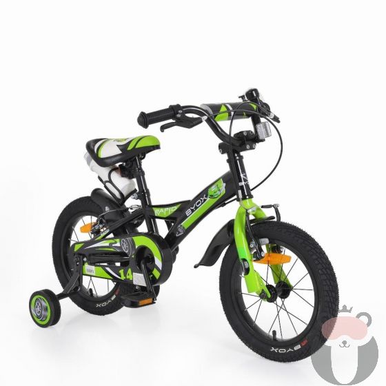 Byox Детски веосипед14" RAPID, Зелен