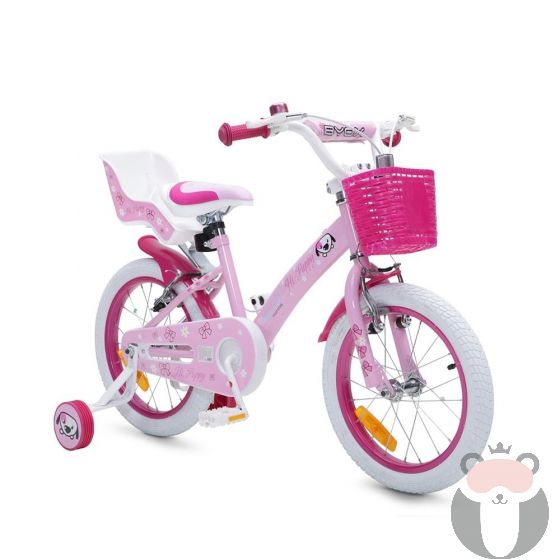 Byox Детски велосипед 16" PUPPY, Розов