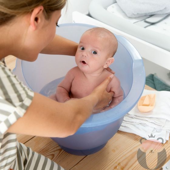 Doomoo Basics Вана за къпане на новородено Shantala Blue