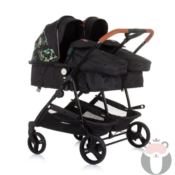 Chipolino Детска количка за близнаци, Дуо смарт, екзотик