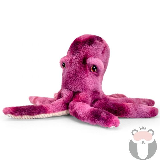 Октопод, екологична плюшена играчка от серията Keeleco, 25 см., Keel Toys