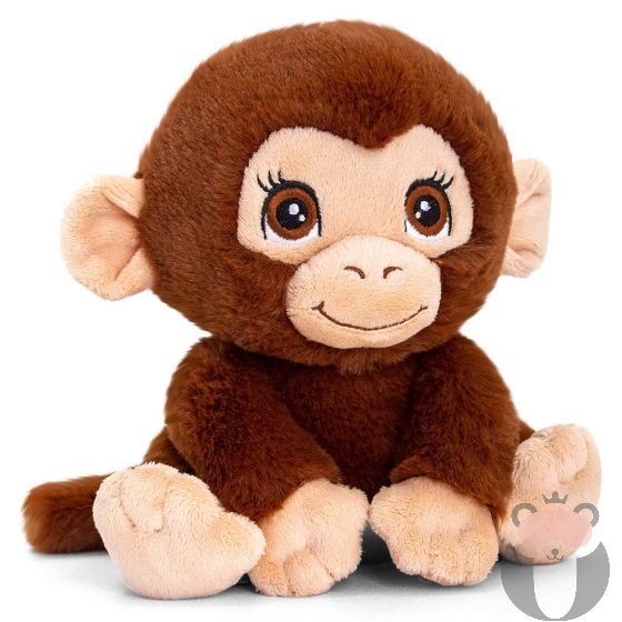 Маймунка, екологична плюшена играчка от серията Keeleco, 16 см., Keel Toys