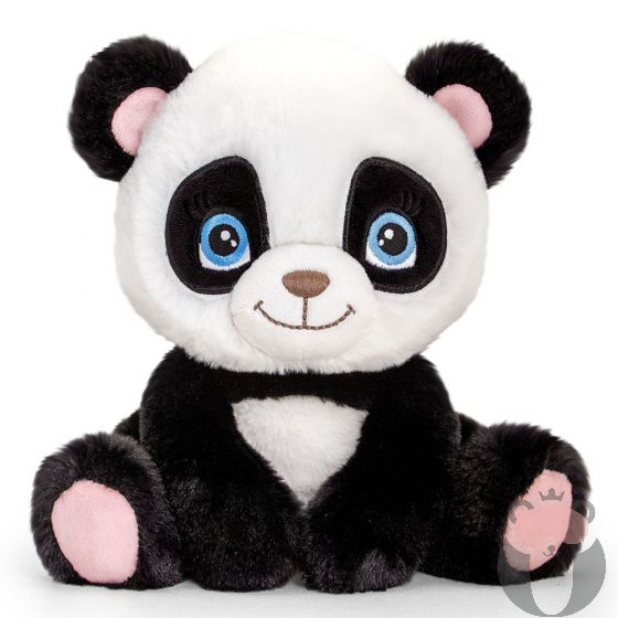 Панда, екологична плюшена играчка от серията Keeleco, 25 см., Keel Toys