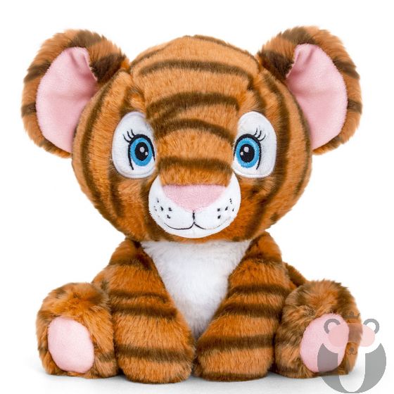 Тигър, екологична плюшена играчка от серията Keeleco, 25 см., Keel Toys