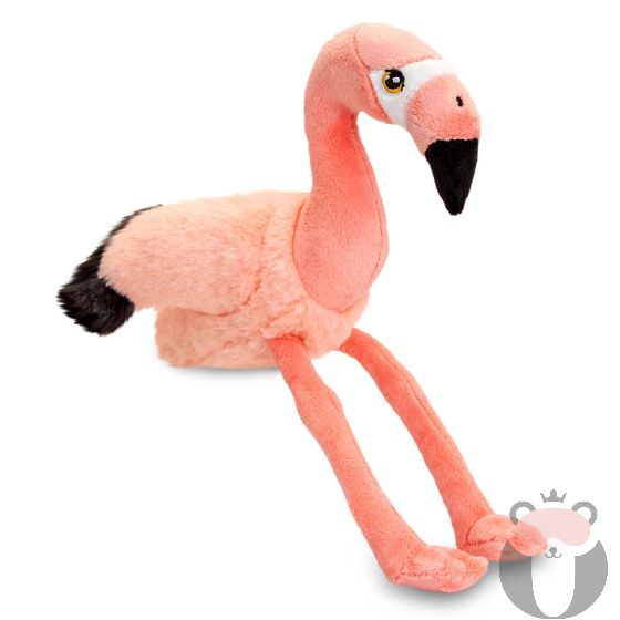 Фламинго, екологична плюшена играчка от серията Keeleco, 16 см
