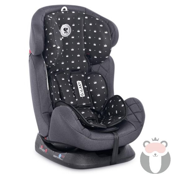 Lorelli Детско столче за кола Galaxy, Black Crowns 0-36 кг.