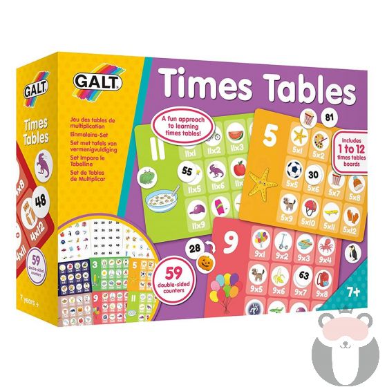 Galt Toys, Таблицa за умножение, научи с картинки