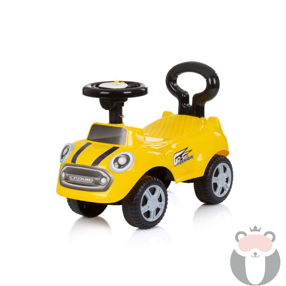 Chipolino Детска кола за яздене "GO-GO", Жълта
