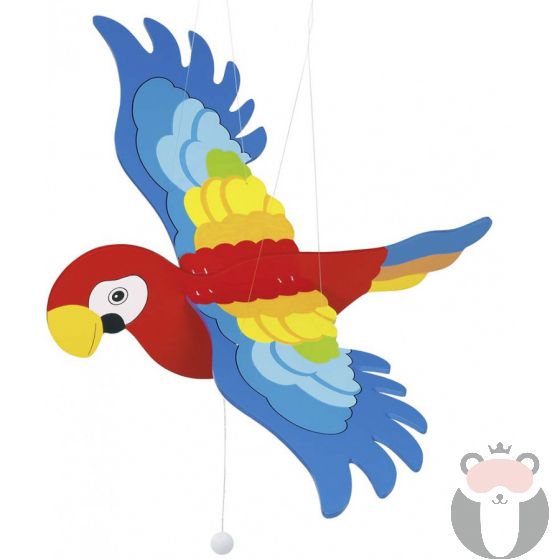 Goki Висяща декорация за детска стая папагал