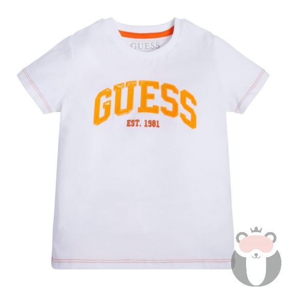 Guess Детска тениска за момче, White
