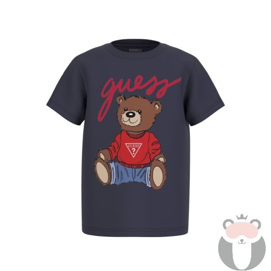 Guess Bear Тениска с мече SMART BLUE