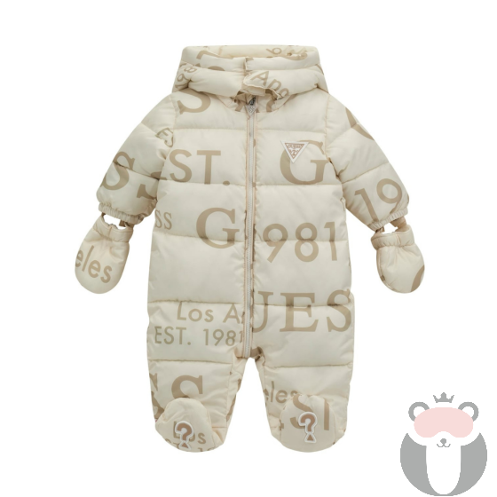 Guess Бебешки унисекс зимен космонавт SPIRIT WHITE