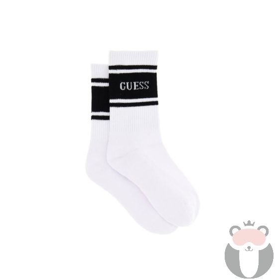 Guess Детски чорапи унисекс PURE WHITE