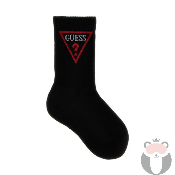 Guess Детски черни чорапи унисекс JET BLACK