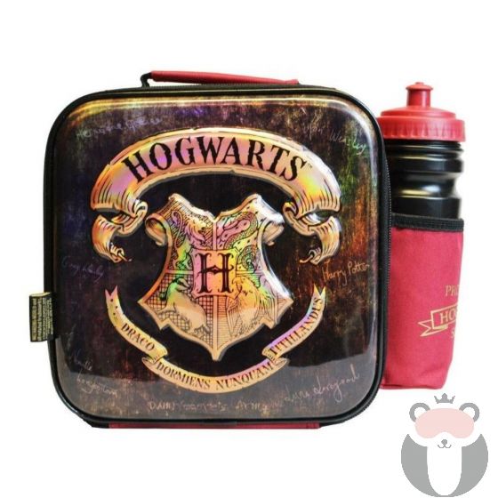 3D Чанта за обяд с бутилка Harry Potter