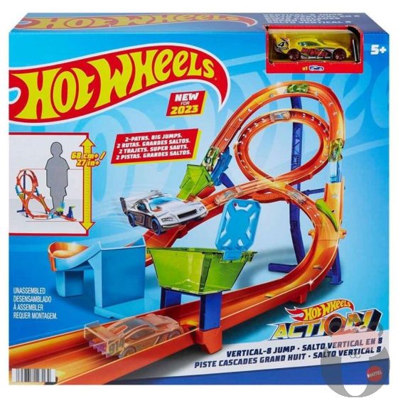 Hot Wheels Писта Mattel Vertical 8 Jump, с една кола
