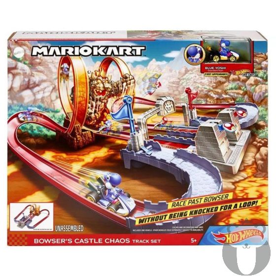 Hot Wheels Писта Mattel Mario Kart Bowser's Castle Trackset 3402391