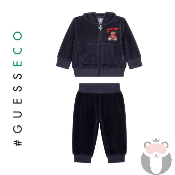 Guess Bear Бебешки плюшен сет за момче SMART BLUE
