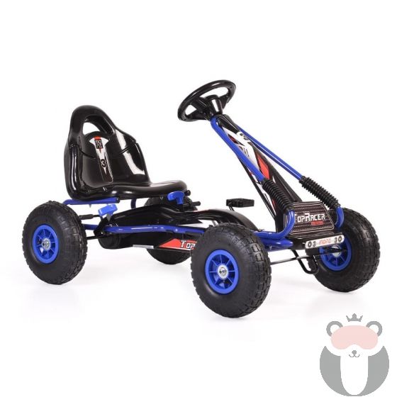 Moni Картинг кола с педали TOP RACER - GA815, Синя