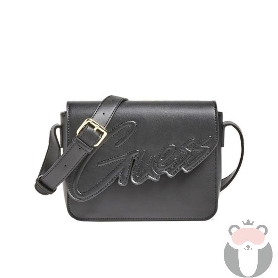 Guess Чанта през рамо IVY JET BLACK