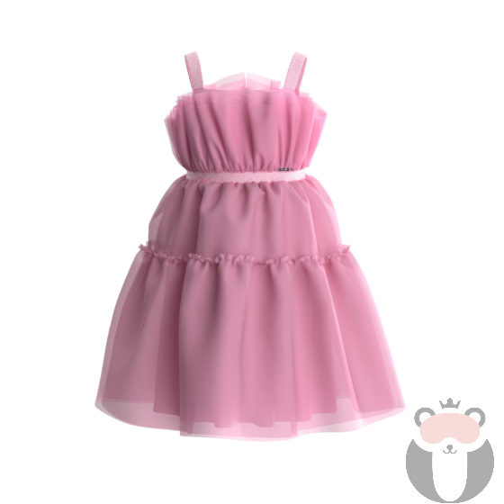 Guess Официална детска рокля с тюл SOFT ROSE