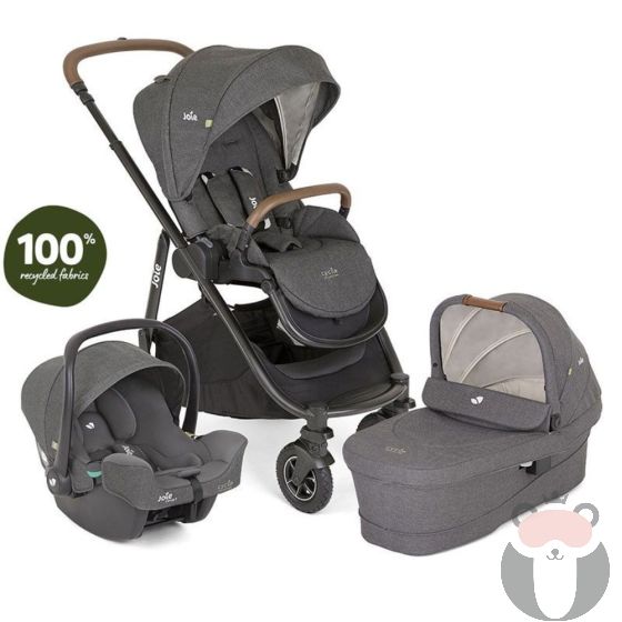 Joie Бебешка количка 3 в 1 versatrax™ trio, Shell gray