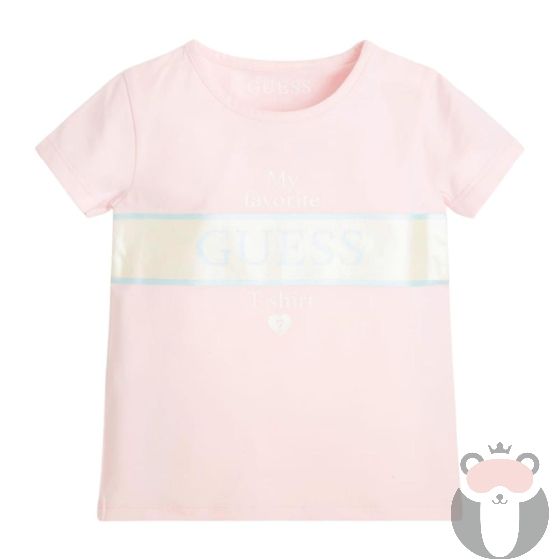 Детска тениска за момиче с надпис My Favorite Guess