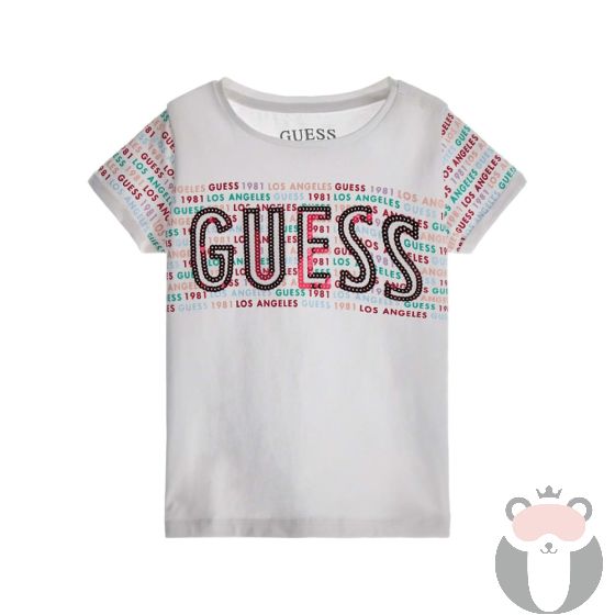 Детска тениска с надписи Guess