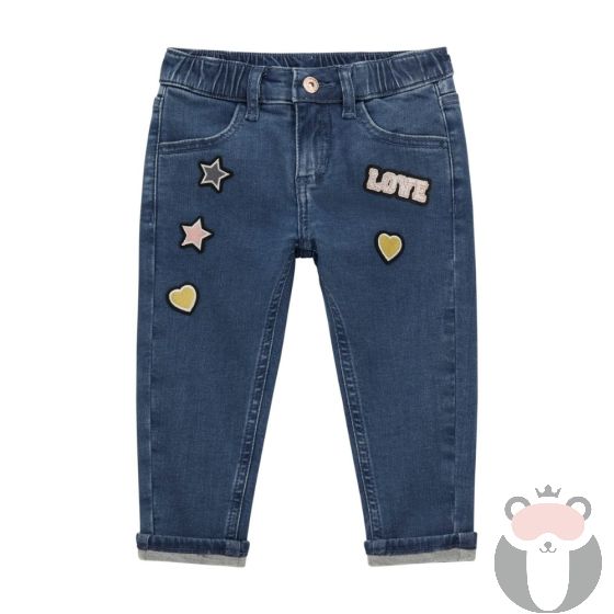 Guess Детски дънки за момиче LIGHT BALOON PATCHES